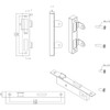 Rewwer-Tec Lock and Handle Set for Single and Double Door