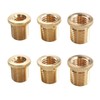 6PCS Shift Knob Thread Adapters Universal M8 X 1.25, M10
