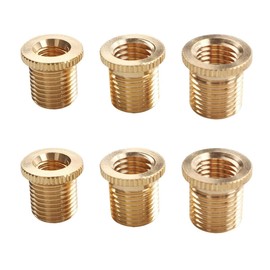 6PCS Shift Knob Thread Adapters Universal M8 X 1.25, M10 X 1.25, M10 X 1.5 Thread Gear Shifter Knob Screw