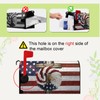 Dacawin American Eagle Patriotic Mailbox Covers Magnetic Standard Size USA