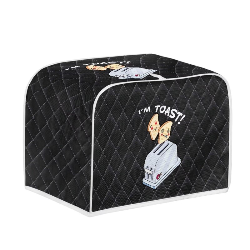 Pzuqiu Cartoon Toaster Pattern Toaster Dust Cover Kitchen Oven Cover