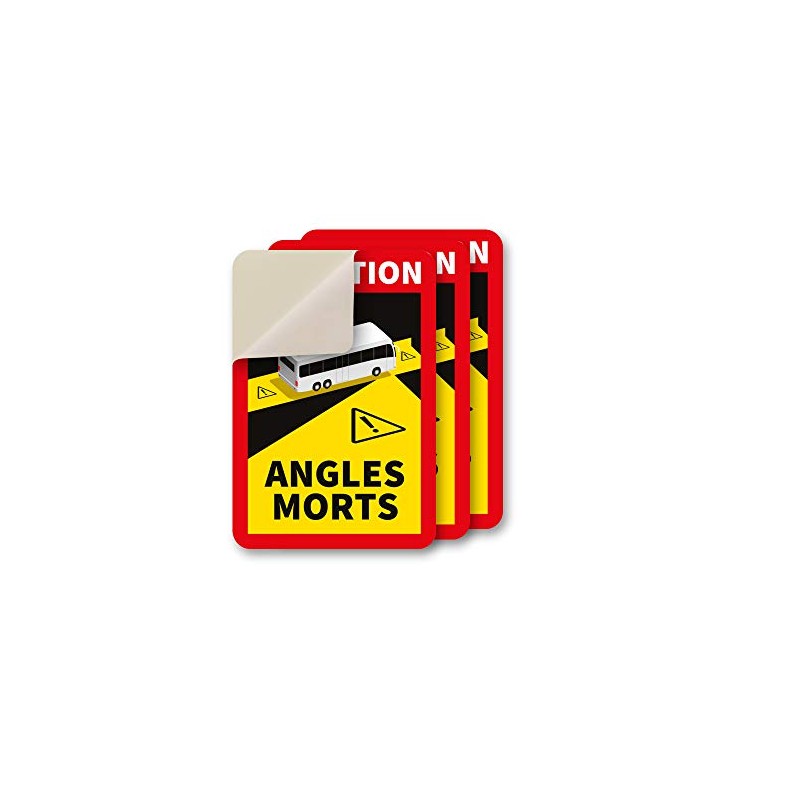 Attention Angles Morts/Achtung Tote Spot Set for France with Bus