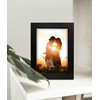 LEKAIYA 5x7 Black Picture Frames Set of 2, Solid Wood
