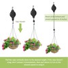 BSITSSS 2 Pcs Hanging Basket Pulley, Retractable Hanging Basket Pulley,