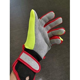 SEiZ SEIZ Mechanic 800185 Universeller Handschuh fr Rettungskr?fte, Gr. 12, Gelb/Schwarz/Rot/Grau