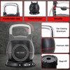 HXD-ERGO 7-in-1 Adjustable Kettlebell, Quick-Adjust Kettlebell for Strength Training, 5-44