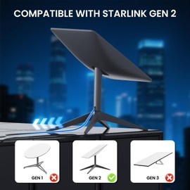 BarBaren for Starlink Cable 16.4 FT for Starlink Actuated Gen 2, Starlink Replacement Cable for Starlink Accessories Satellite V2 Extension Cable with Waterproof End Caps, Gray(16.4 FT/5 M)