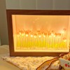 Tulip Light Photo Frame Flower Night Lamp Floral Picture Frame