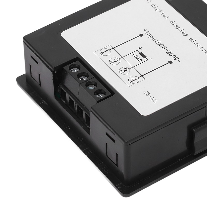 Digital Voltmeter LCD Screen Current Meter DC 6‑200V Volt Monitor