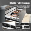 BAIDICE 5 Pair Soft Close Drawer Slides Rails 12 14