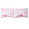 Bloomsbury Mill - Hearts & Butterflies Patchwork - Pink -