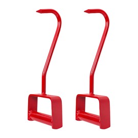 VIRTIONZ 11' Red Hay Hook Replaces Speeco 47010500 Feeders Fonts Troughs Farm (11' 2 Pack)