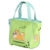 Ceramic Indigo Lunch Bag, Chief Chashiba & Kuroshiba-kun Size: Approx.