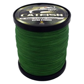 Stork Catfish, 8-Stranded Braided Fishing Line 1000m (Mossgreen, 110 kg / 0,60mm)