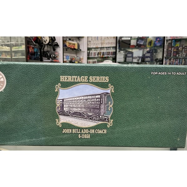 Lionel 6-11658 O Gauge BRASS John Bull Add-On Coach LN/Box