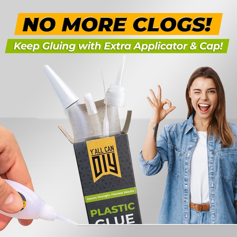 Y'allCanDiy Super Glue for Plastic 20g (0.7 oz) – Cyanoacrylate