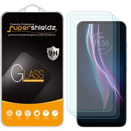Supershieldz (3 Pack) Designed for Motorola (One Fusion Plus) Tempered Glass Screen Protector, Anti Scratch, Bubble Free
