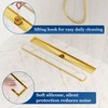 Neodrain 24-Inch Gold Linear Shower Drain with Tile Insert Cover,