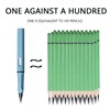 Pack of 5 Metal Inkless Pencils, Magic Pencil with 5