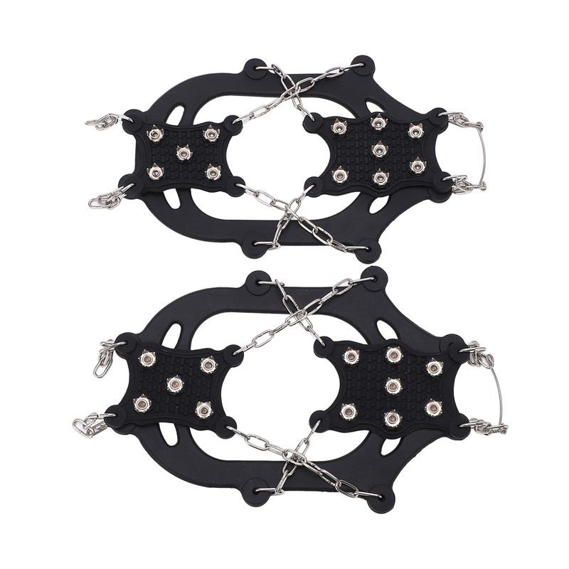 2pcs/set 12 Tooth Crampons Shoe Cover Rust Resistance Durable Outdoor