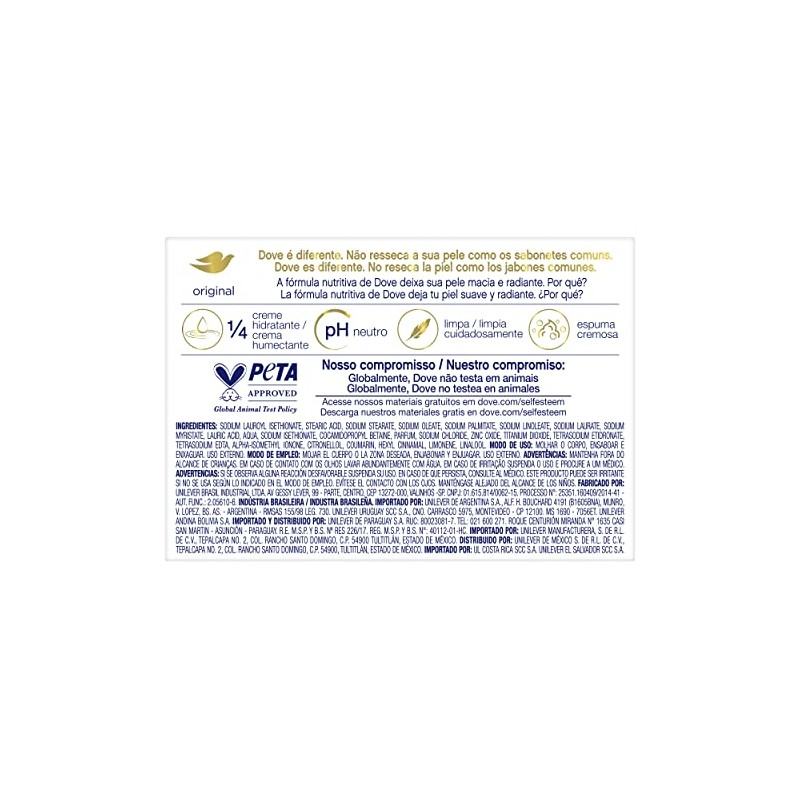 Jabón Barra Dove 135