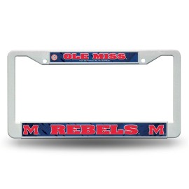 Rico Ole Miss Rebels Plastic License Plate Frame.     #478/K