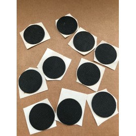 Unbranded 20 PCS Round Self Adhesive Furniture Leg Foam Felt Pads Anti Slip Mat Black
