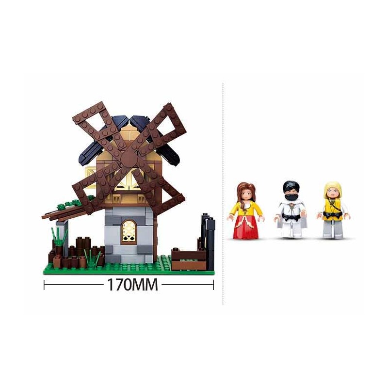 Sluban M38-B0617 Legend Warriors Windmill, Multi-Colors