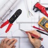 2 Pack Solid Carpenter's Pencil with 20 Refills, Deep Hole