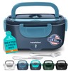 TRAVELISIMO Electric Lunch Box for Adults 80W Heated Lunch Box