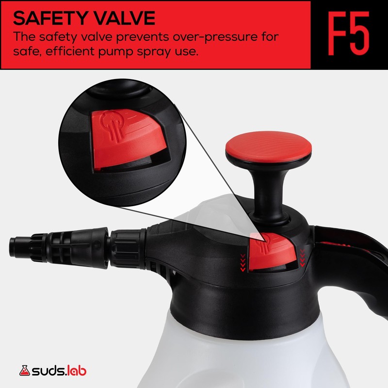 Suds Lab F5 Foam Master - Triple-Action Pump Foam Sprayer