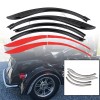 Unbranded Black ABS Pastic Rear Fender Flares Skirts Trim Accent
