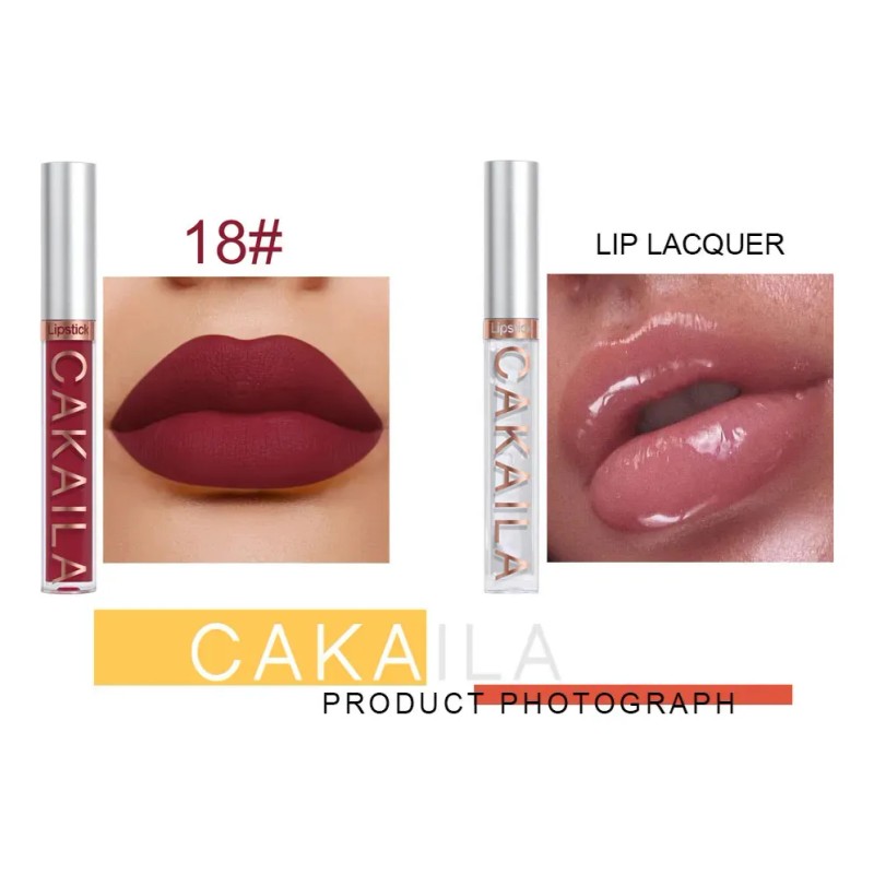 Brillos Labiales Cakaila Mixed Color 10 Pzs Impermeables