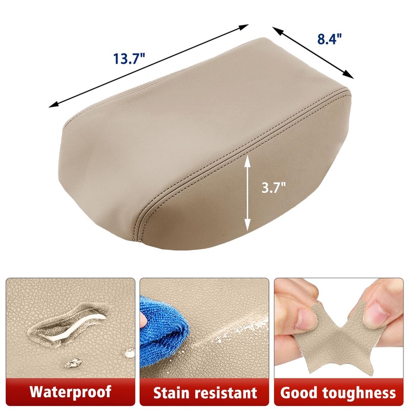 Center Console Armrest Cover Replacement for Toyota Highlander 2008 2009