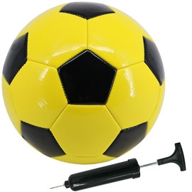 Todosports Soccer Ball Size 3 4 5 Kid Youth Adult for Fun Wear Resistant Leather Come with Inflator Training Practice Child Toy Balls Gift School Football Competition