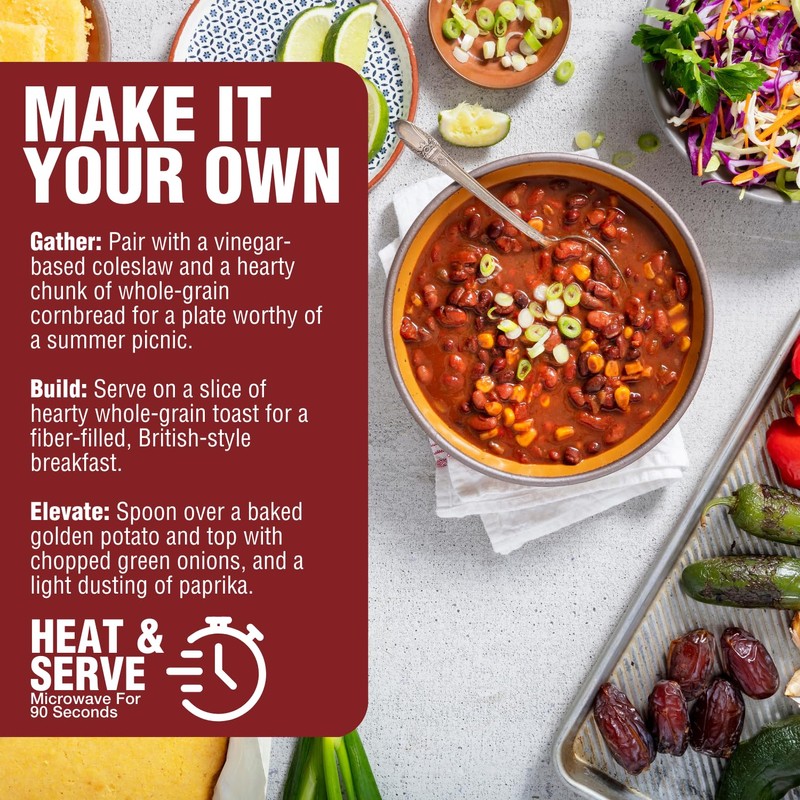 PLANTSTRONG Chili & Stew – USDA Organic, Non-GMO, Plant-Based, Vegan,