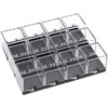 MAGICLULU 12pcs Rock Display Case Box Stones Storage Display Case
