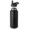 VINSUN Thermo Bottle Black 1L - Leakproof, Carbonic Acid Suitable,