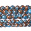 6mm 60pcs Lake Blue Cloisonne Craft Spacer Loose Beads for