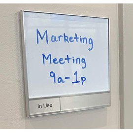 Framed Whiteboard Slider Sign (6" x 6")