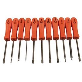 Stens Carburetor Adjustment Tools, 11 Piece Adjustment Screwdriver Kit, ea, 1