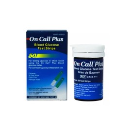 On call glucosa en la sangre tiras de prueba 50 cl