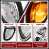 HECASA Pair Corner Light Compatible with 2001-2004 Toyota Tacoma Turn