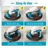 2 Pack Glass suction cups, 8" Heavy Duty Vacuum Suction
