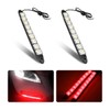 HIPOPY 2Pcs 9 LED Daytime Running Strip Lights DRL Kit,