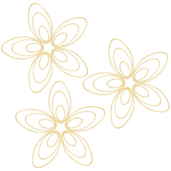 SUNNYCLUE 1 Box 90Pcs 3 Sizes Oval Linking Rings Earrings