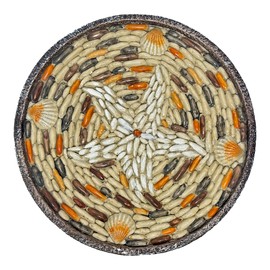 Garden Décor Stepping Stones Outdoor-Round Resin Stepping Stone in The Shape of Pebble (Big)