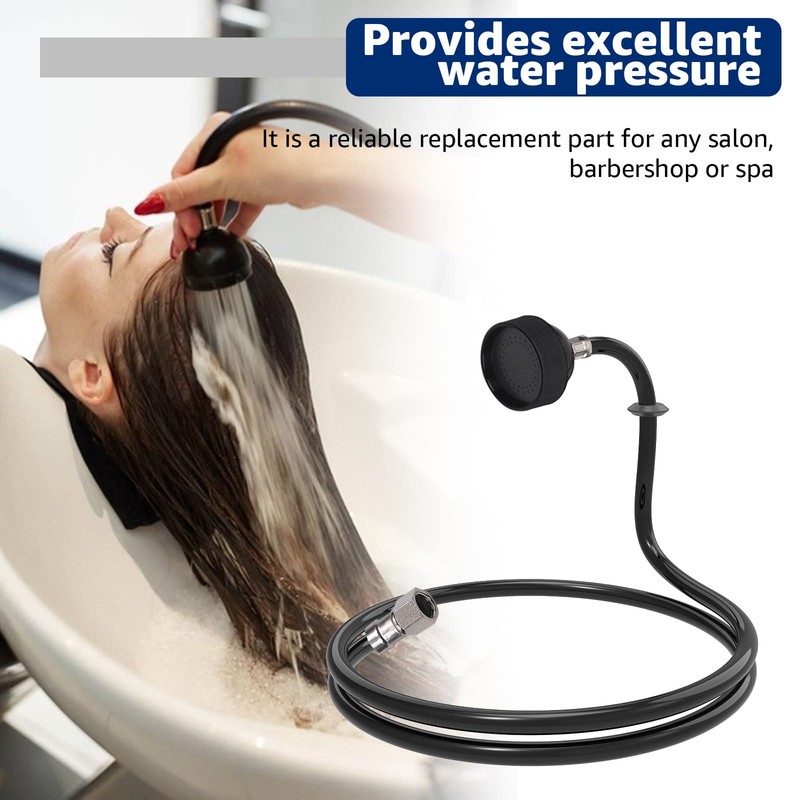 Aomitop Shampoo Bowl Sink Hose with Sprayer,Salon Spray Head Attachment