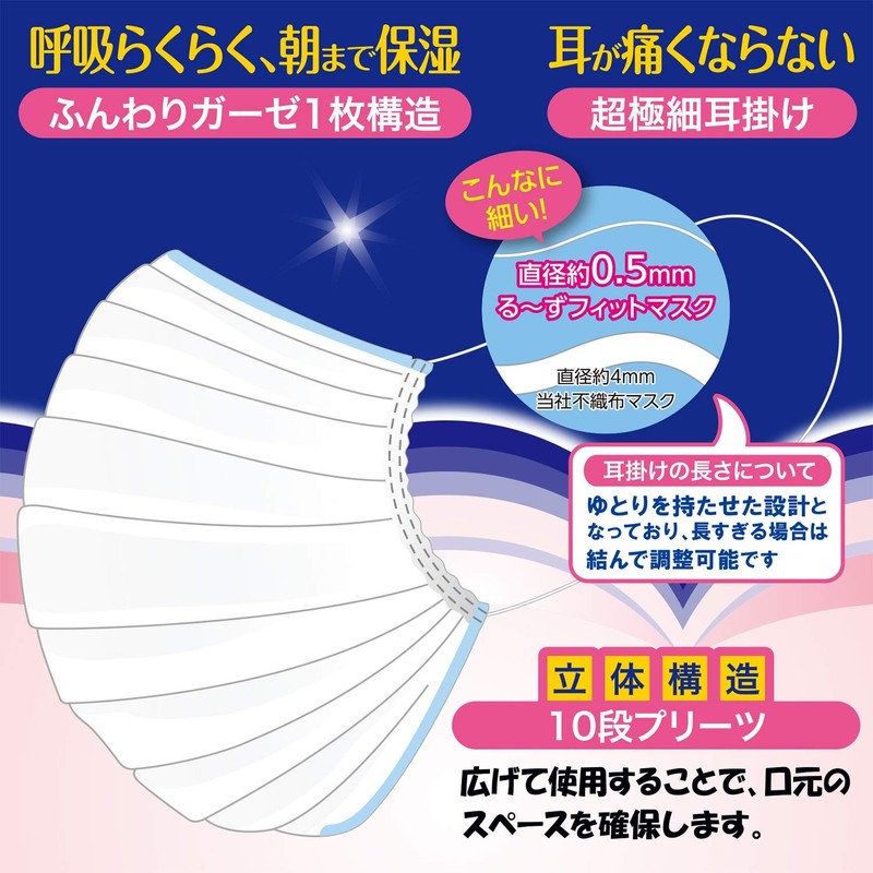 FC Night Sleep Care Rug-Free Fit Mask Pack of 3