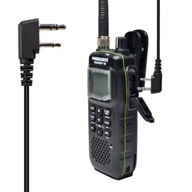 HYS Headset Compatible with President Randy III CB Radio Station, Suitable for Randy 3 Radios, Headphones with PTT Button (Sound Tube)